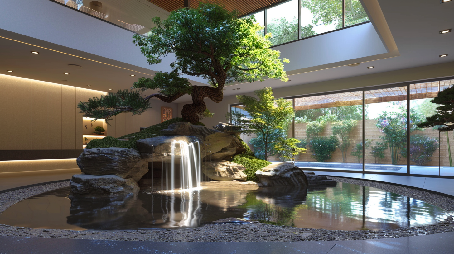 Elegant Indoor Japanese Garden – GLD-LAB. EX GALLERY